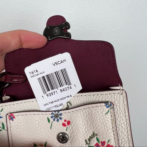 Coach RARE Tabby Floral Mini Keychain Bag - Picture 7 of 7